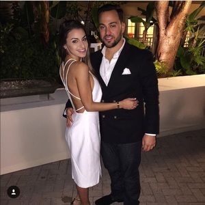 A only worn once Keepsake backless dress